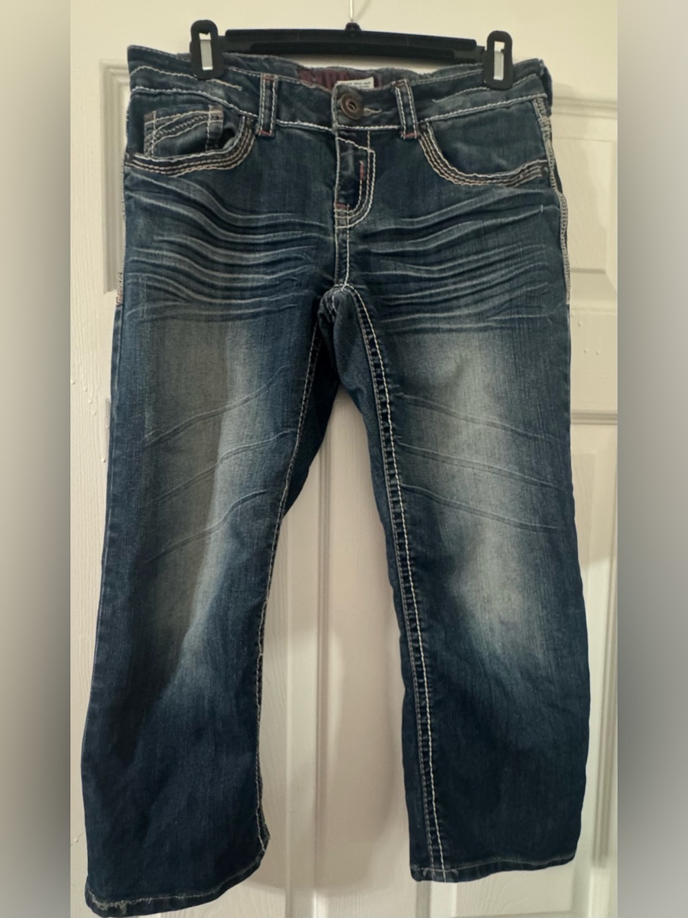 Hydraulic Women's Dark Blue Washed Cropped Jeans